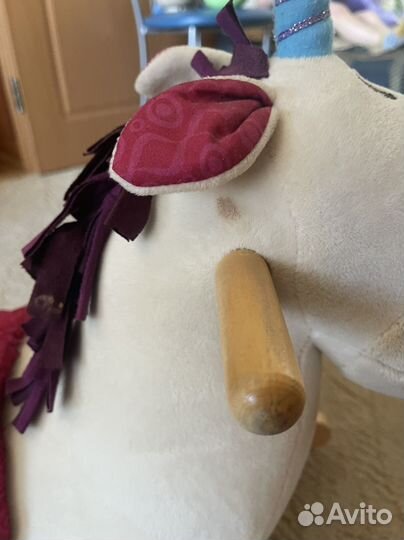 Качалка лошадь (единорог)