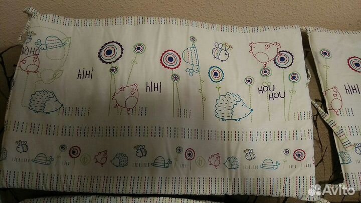 Бортики на детскую кроватку