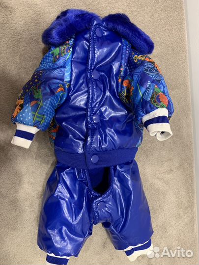 Комбинезон утепленный для маленькой собачки bosco