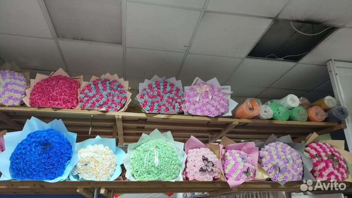 Мыльные цветы букет