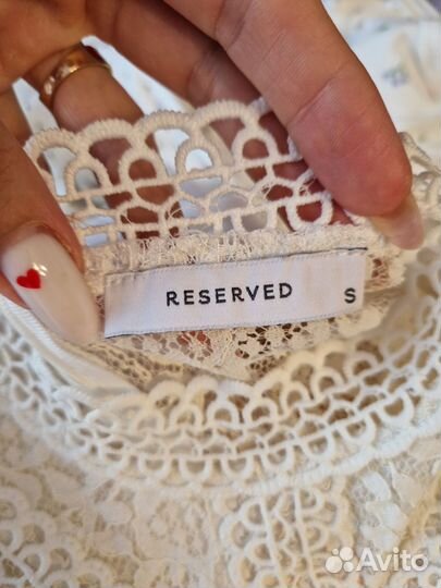 Блузка белая Reserved S