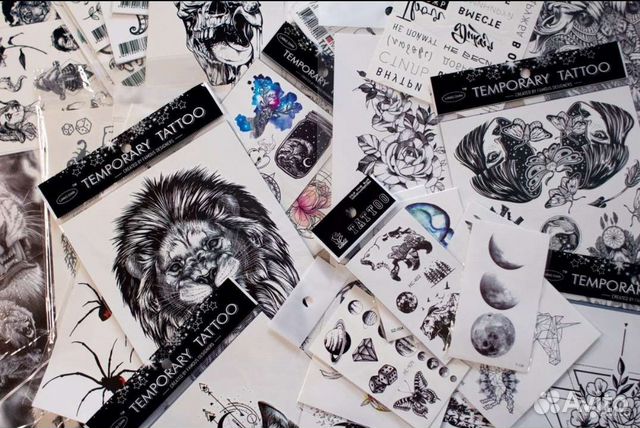 Временные переводные татуировки