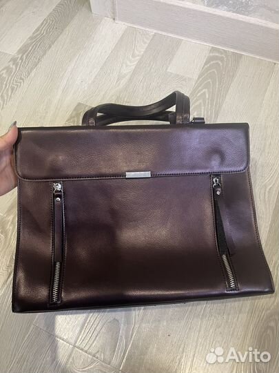 Сумка портфель женская натуральная кожа