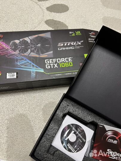 Видеокарта nvidia GeForce 1060 6GB (не майненная)