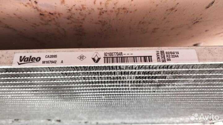 Радиатор кондиционера renault duster