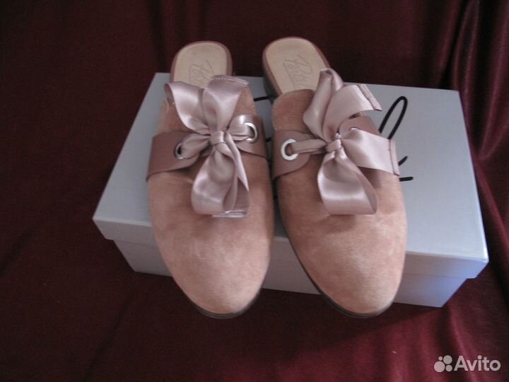 Мюли из натуральных материалов 36 размер