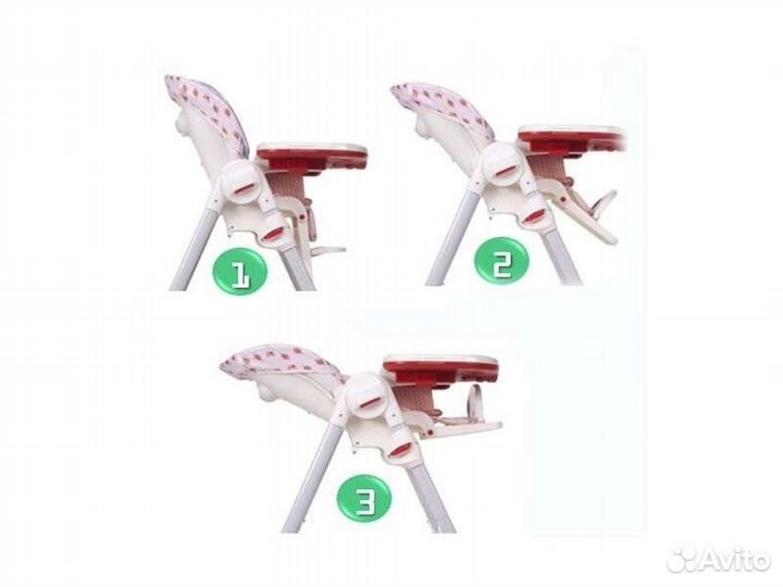 Стульчик Chicco Polly 2 в 1 Happy Land