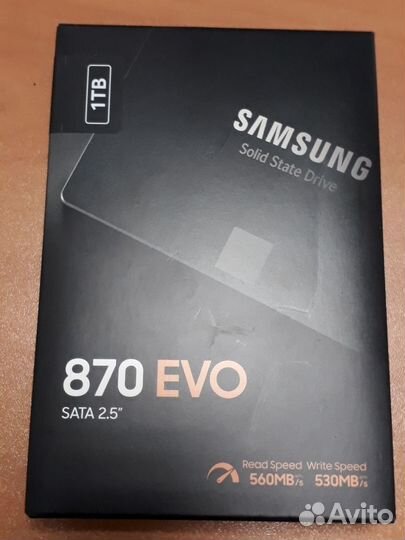 SSD диск Samsung 870 EVO, SATA 2,5