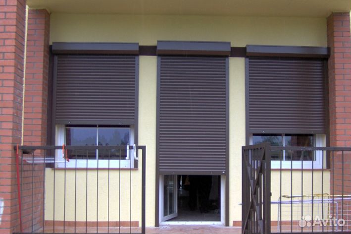 Рольставни Алютех для дверей 1000х1950 мм