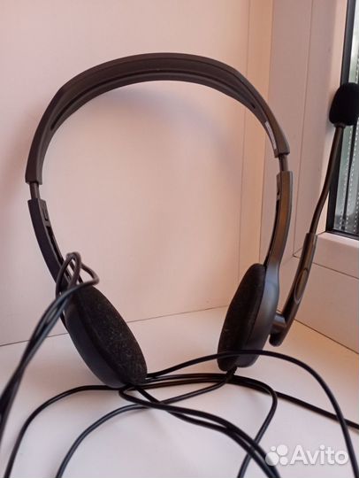 Logitech h110.Наушники