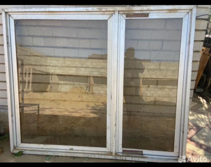 Окна алюминий бу