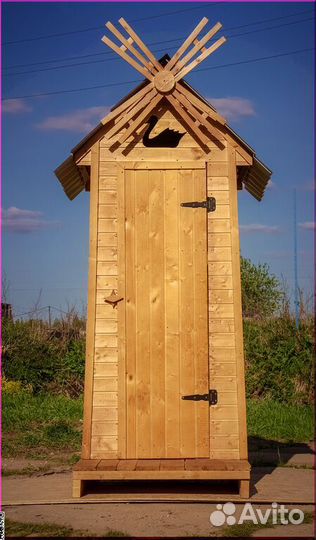 Уличный туалет с установкой ART124