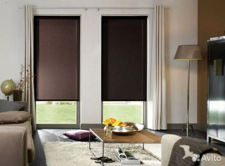 Римские шторы от производителя с электроприводом