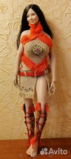 Кукла экшен, типо барби, на силиконовом теле