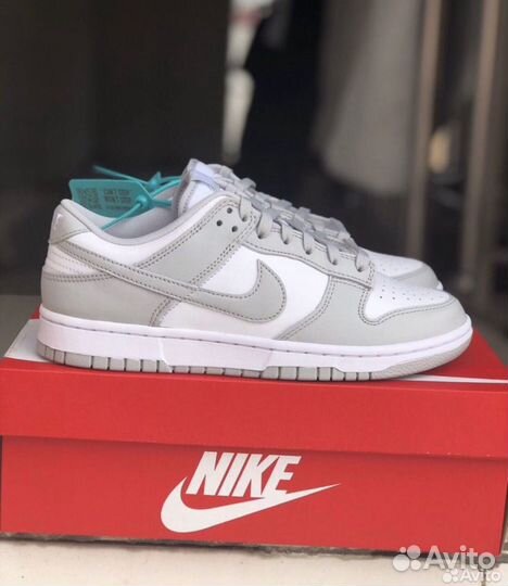 Nike dunk low grey fog Оригинал