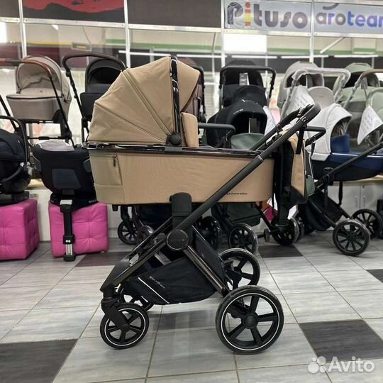 Коляска 2 в 1 Carrello Ultimo шасси Black Chrome