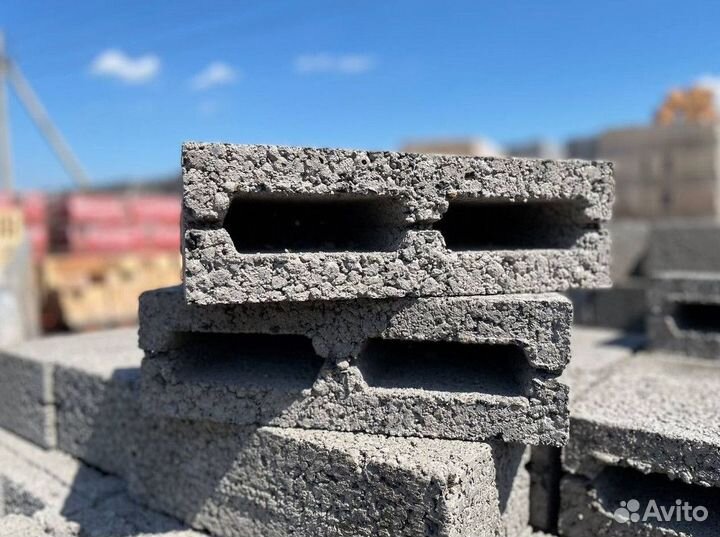 Блоки от производителя для гаража 3х щелевой от 430 шт
