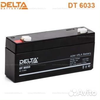 Аккумулятор ибп delta DT 6033 6V 3.3Ah