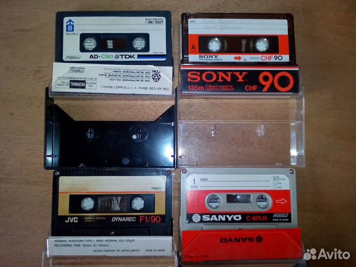 Аудио-кассеты (винтаж) Сhrome TDK/Denon/Sony