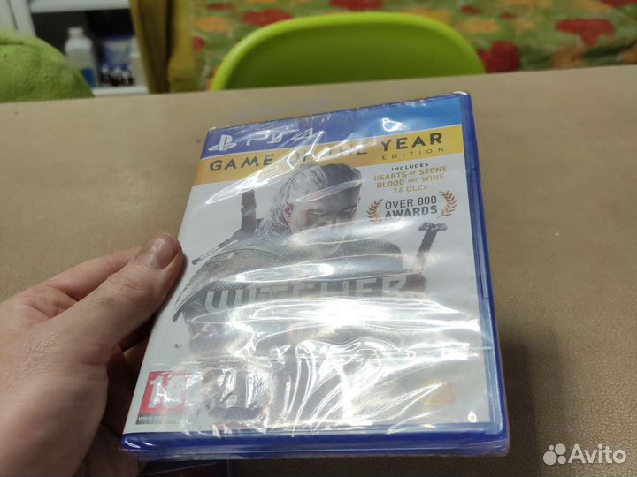 Ведьмак 3 игра года ps4 новый запечатанный