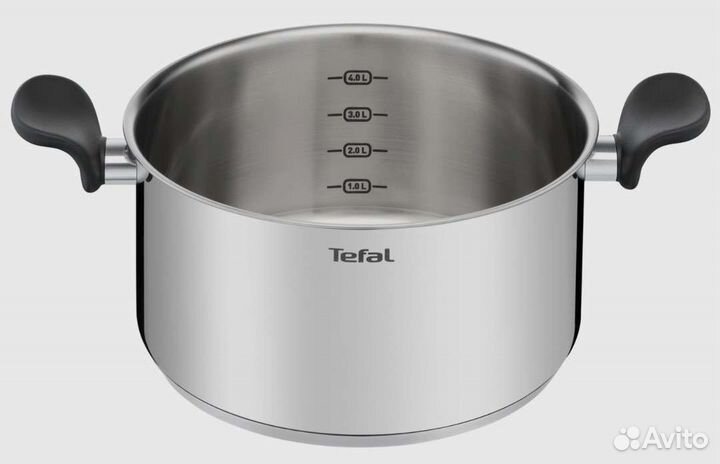 Кастрюля tefal новая с крышкой