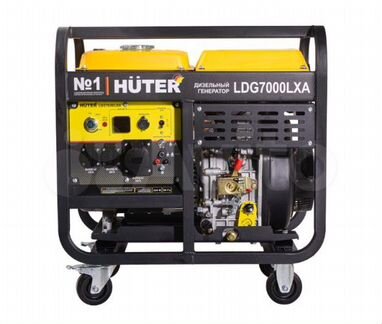 Электрогенератор дизельный LDG 7000lxа Huter