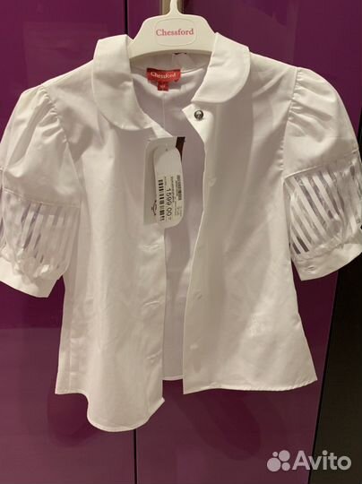 Блузка школьная 122 128