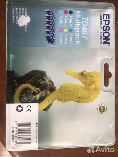 Картриджи Epson T0487