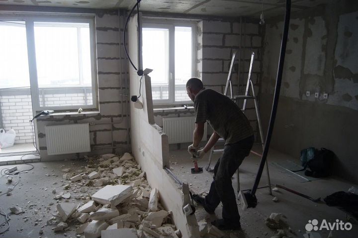 Демонтаж квартир и помещений