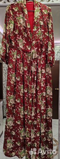 Платье халат длинное. Бронь, на доставке