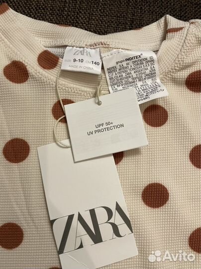 Топ в горох Zara