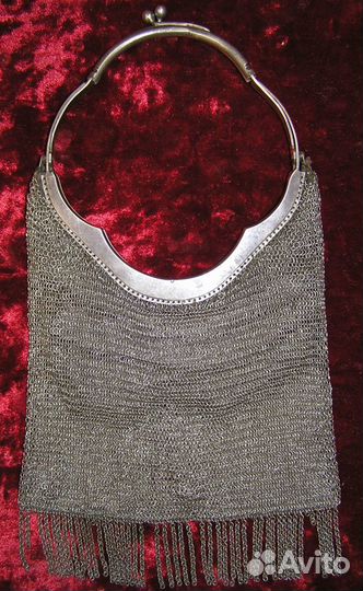 Серебряная дамская сумочка 
