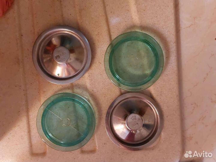 Крышки стеклянные СССР для банок