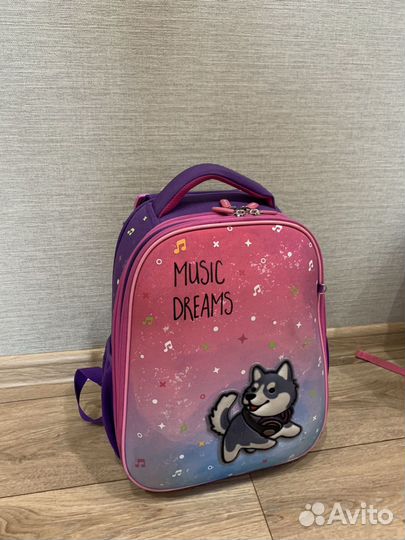 Рюкзак школьный для девочки бу