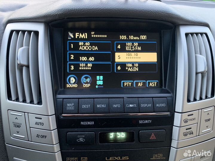 Тачскрин дисплей на Lexus RX 330,350,400