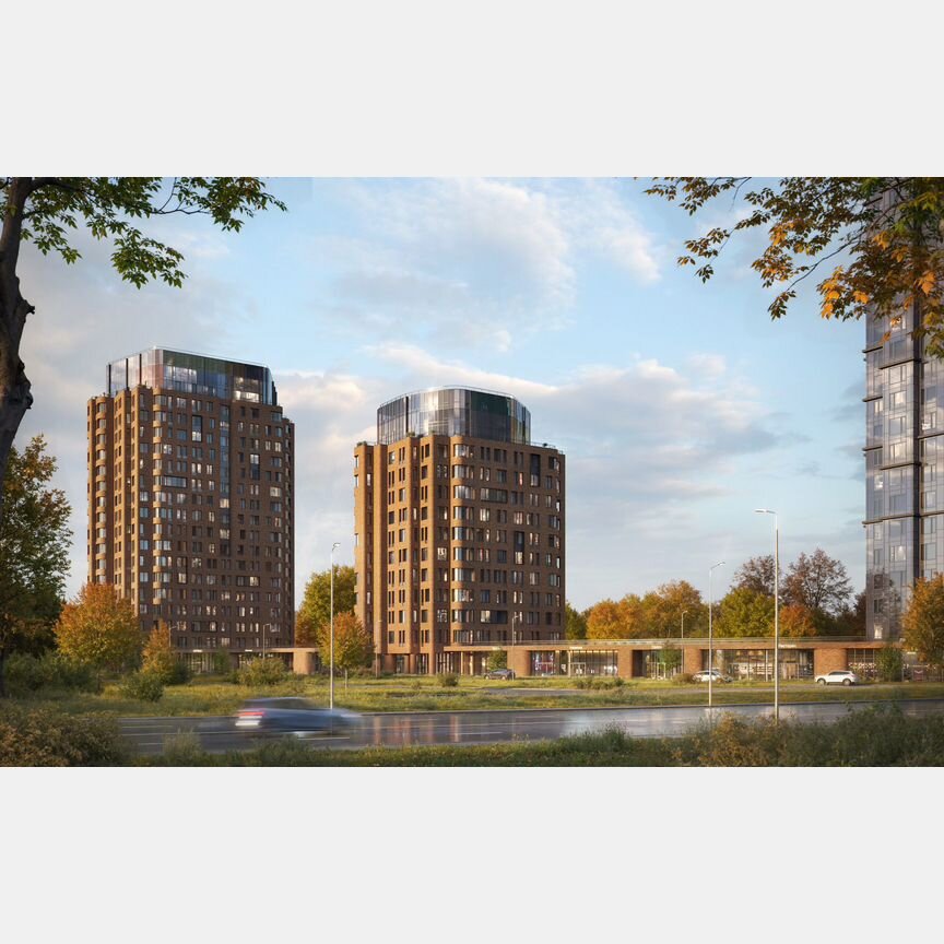 2-к. квартира, 53,6 м², 6/43 эт.