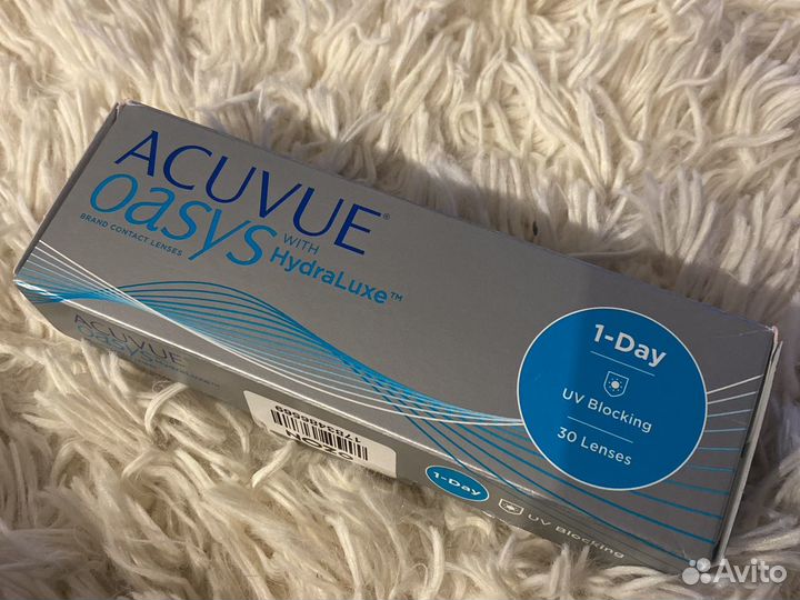 Линзы контактные однодневные Acuvue Oasis -0.75