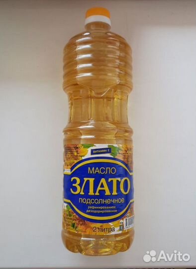 Растительное масло Злато 2л
