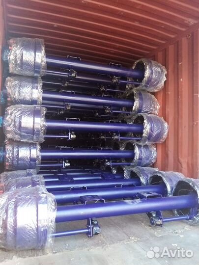 Ось L1 прицепа в сборе 12 т