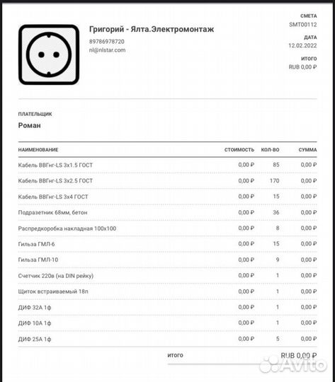 Электрика с бюджетным подходом