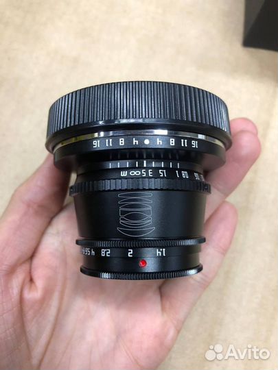 Объектив TTartisan 35 мм F1.4 APS-C для Canon eosr