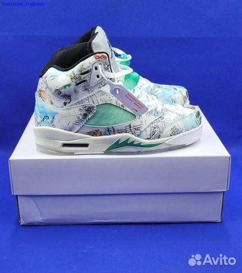 Кроссовки nike AIR jordan 5 retro (41-45) (Арт.87552)