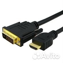 Новые Адаптер и кабель от hdmi на DVI