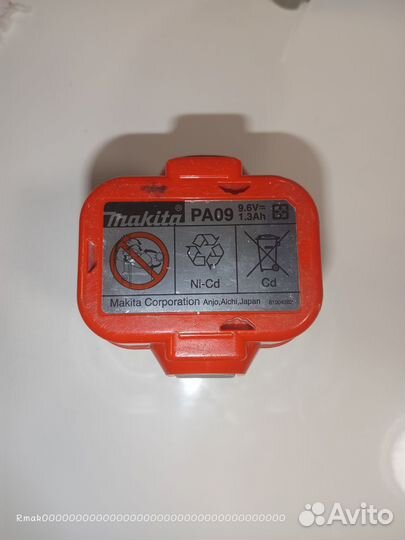Акамуляторы makita PA09 б/у