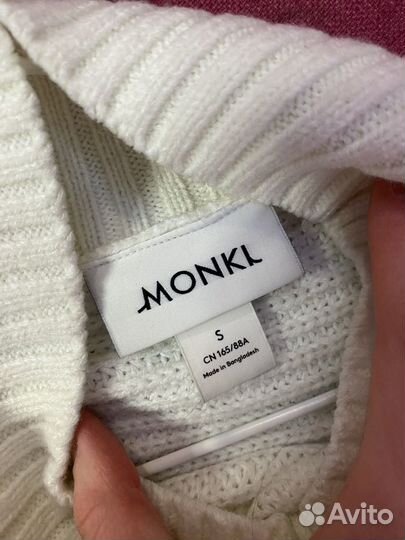 Свитер женский Monki, размер S, белый