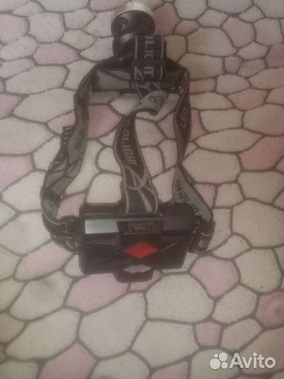 Налобный фонарь аккумуляторный