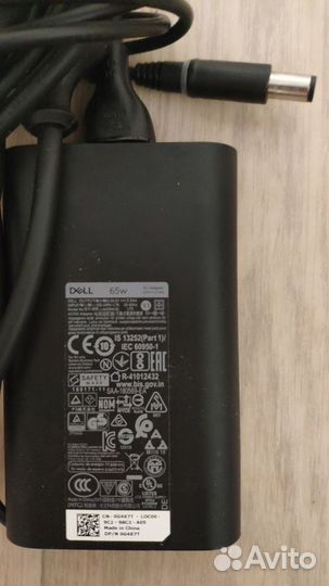 Блок питания для ноутбука Dell 65 Вт