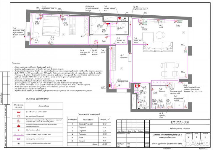 Проектировщик электрик Проектирование электрики