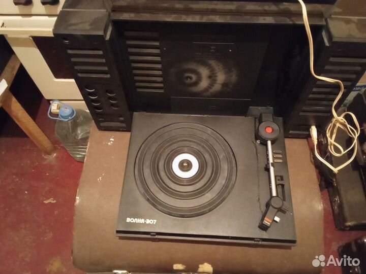 Стерео электрофон Волна 307 ретро