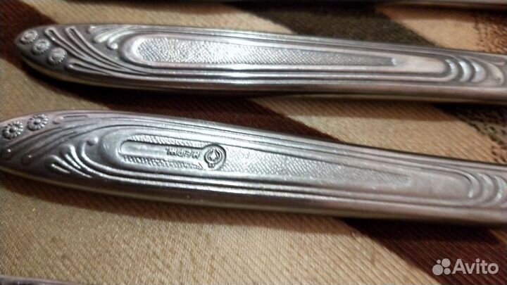 Ножи нержавейка СССР 6 шт